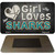 This Girl Loves Her Sharks Novelty Metal Magnet M-8473