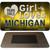 This Girl Loves Her Michigan Novelty Metal Magnet M-8493