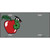 Teacher Apple Offset Novelty Metal License Plate