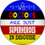 Doctors Are Superheroes In Disguise Novelty Metal Circular Sign C-1135