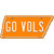 Go Vols Novelty Metal Tennessee License Plate Tag TN-022