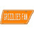 Grizzlies Fan Novelty Metal Tennessee License Plate Tag TN-035