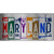 Maryland License Plate Art Metal Novelty License Plate