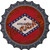Arkansas Rusty Stamped Novelty Metal Bottle Cap Sign BC-1169