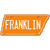 Franklin Novelty Metal Tennessee License Plate Tag TN-046