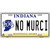 No Murci Indiana Novelty Metal License Plate