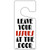 Leave Your Issues At The Door Novelty Metal Door Hanger DH-023