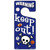 Keep Out Blue Novelty Metal Door Hanger DH-043