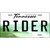 Rider Tennessee Novelty Metal License Plate