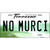 No Murci Tennessee Novelty Metal License Plate