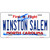 Winston Salem North Carolina Novelty Metal License Plate