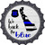 Delaware Back The Blue Novelty Metal Bottle Cap Sign BC-1237