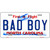 Bad Boy North Carolina Novelty Metal License Plate