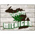 Get High In Michigan Novelty Metal Parking Sign