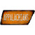 Appalachians Novelty Rusty Effect Metal Tennessee License Plate Tag TN-150