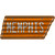 Memphis Novelty Corrugated Effect Metal Tennessee License Plate Tag TN-240
