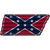 Confederate Flag Novelty Corrugated Effect Metal Tennessee License Plate Tag TN-275