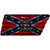 Confederate Dont Tread Novelty Corrugated Effect Metal Tennessee License Plate Tag TN-279