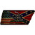 American Confederate Dont Tread Novelty Corrugated Effect Metal Tennessee License Plate Tag TN-280