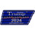 Trump 2024 Novelty Corrugated Effect Metal Tennessee License Plate Tag TN-285
