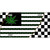 Weed American Racing Flag Novelty Metal License Plate Tag
