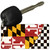 Maryland Racing Flag Novelty Metal Key Chain KC-13705