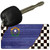 Nevada Racing Flag Novelty Metal Key Chain KC-13713