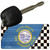 South Dakota Racing Flag Novelty Metal Key Chain KC-13726