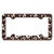 Chocolate Bars Novelty Metal License Plate Frame LPF-022