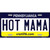 Hot Mama Pennsylvania State Novelty Metal License Plate