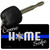 Come Home Safe Novelty Metal Key Chain KC-13788