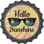 Hello Sunshine Novelty Metal Bottle Cap Sign
