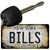 Bills Excelsior New York Rusty Novelty Metal Key Chain