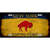 Red Buffalo NY Yellow Rusty Novelty Metal License Plate Tag