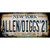 Allen Diggs 21 NY Excelsior Rusty Novelty Metal License Plate Tag