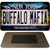 Buffalo Mafia NY Blue Rusty Novelty Metal Magnet