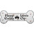 Love On Novelty Metal Bone Magnet