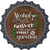 Forget The Question Novelty Metal Bottle Cap Sign