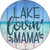 Lake Lovin Mama Novelty Metal Circular Sign