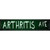 Arthritis Ave Metal Novelty Street Sign