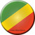 Congo Brazzaville  Novelty Metal Circular Sign C-239