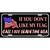 1 800 Leave The USA Metal Novelty License Plate