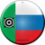 Khakassia  Novelty Metal Circular Sign C-318
