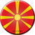 Macedonia  Novelty Metal Circular Sign C-337