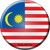 Malaysia  Novelty Metal Circular Sign C-341