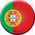 Portugal  Novelty Metal Circular Sign C-391