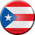 Puerto Rico  Novelty Metal Circular Sign C-392