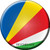 Seychelles  Novelty Metal Circular Sign C-410