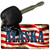 Alaska Patriotic State Novelty Aluminum Key Chain KC-3613