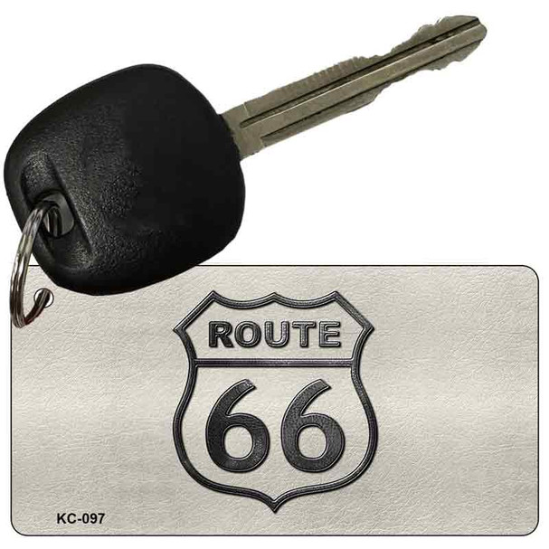 Route 66 Metal Novelty Aluminum Key Chain KC-097